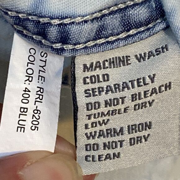 RRR Shirt sz M Acid Wash Southwestern Embroidered - Picture 11 of 11